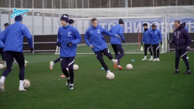 Zenit St. Petersburg prepare to face Juventus